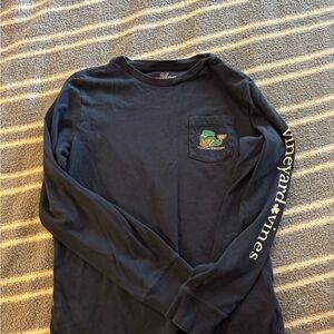 Vineyard Vines St. Patrick’s day Dark Blue Long Sleeve Tee